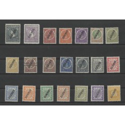 Ned. Indie D8/27 DIENST serie MNH/postfris  CV 625 €