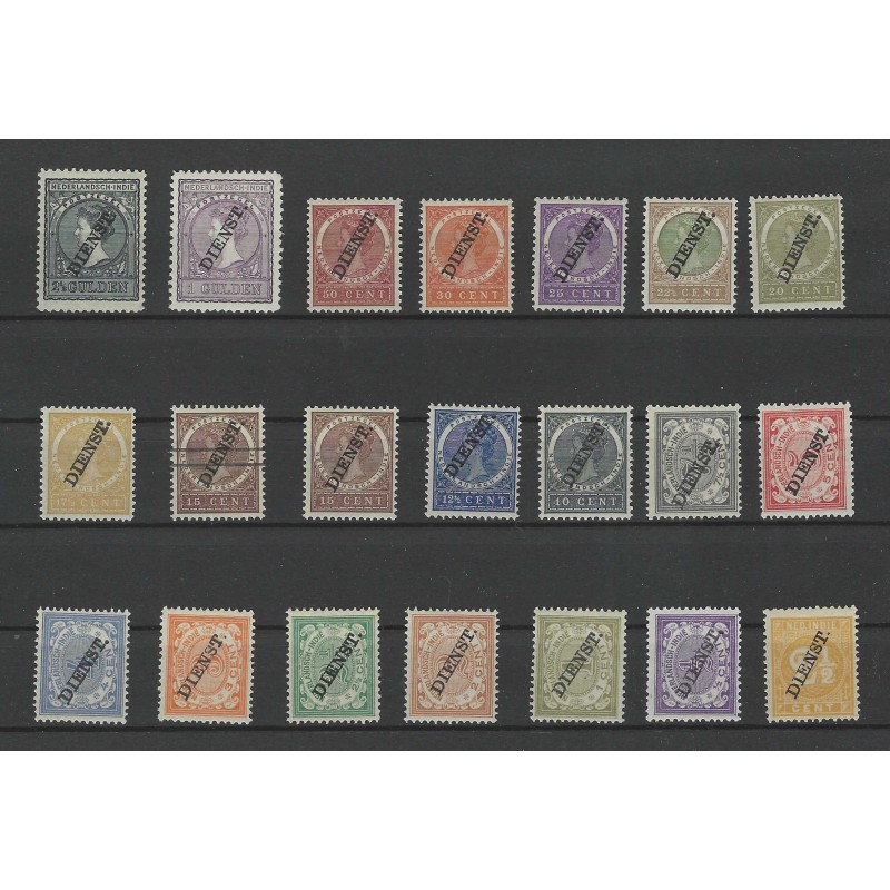 Ned. Indie D8/27 DIENST serie MNH/postfris CV 625 € Ned. Indie D8/27 DIENST serie MNH/postfris CV 625 €