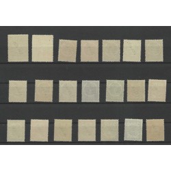 Ned. Indie D8/27 DIENST serie MNH/postfris  CV 625 €