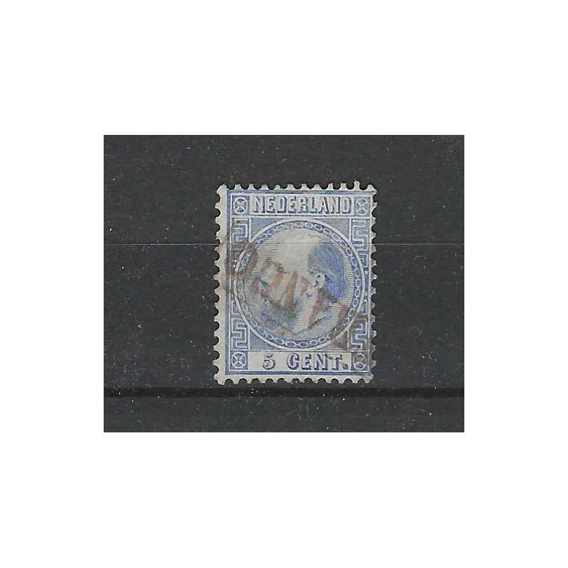 Nederland 7 Willem III "FRANCO-kastje" in rood CV 25++ € Nederland 7 Willem III "FRANCO-kastje" in rood CV 25++ €