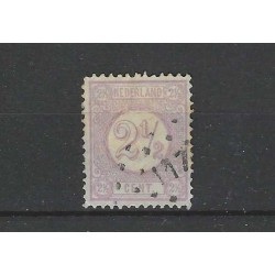 Nederland 33 Cijfer met Puntstempel 117  VFU/gebr  CV 10+ €