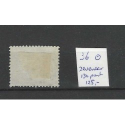 Nederland 36 Wilhelmina  met Puntstempel 130  VFU/gebr  CV 125+ €