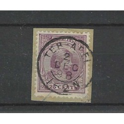 Nederland 42 Wilhelmina  "TER-APEL 1898" kleinrond VFU/gebr  CV 15+ €