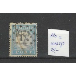 Nederland P3A-III met puntstempel 120 VFU/gebr  CV 40 €