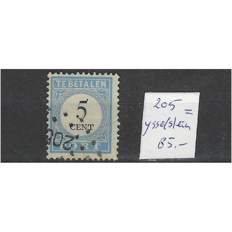 Nederland P6B-III met puntstempel 205 VFU/gebr CV 85 € Nederland P6B-III met puntstempel 205 VFU/gebr CV 85 €