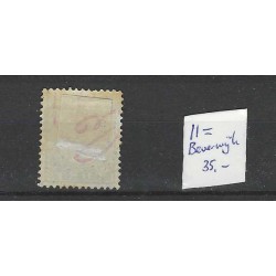 Nederland P6D-I met puntstempel 11 VFU/gebr  CV 40+ €