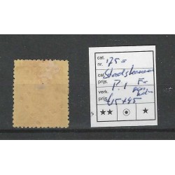 Nederland P1 met puntstempel 175 VFU/gebr  CV 60 €