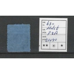 Nederland P2 met puntstempel 63 VFU/gebr  CV 60 €