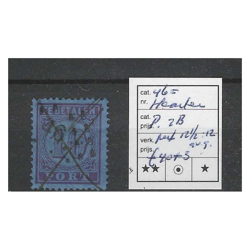 Nederland P2B met puntstempel 46 VFU/gebr  CV 43 €