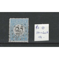 Nederland P11A-I met puntstempel 221 VFU/gebr  CV 150+ €