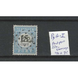 Nederland P9fa A-I met puntstempel 224 VFU/gebr  CV 225+ €