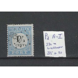 Nederland P3A-I met puntstempel 230 VFU/gebr  CV 245 €