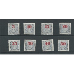 Liechtenstein P21-28 PORT  MH/ongebr  CV 44 €