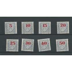 Liechtenstein P21-28 PORT MNH/postfris   CV 44 €