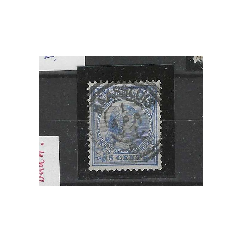 Nederland 35 Wilhelmina "MAASSLUIS 1892" dubbelring VFU/gebr CV 25+ € Nederland 35 Wilhelmina "MAASSLUIS 1892" dubbelring VFU/gebr CV 25+ €