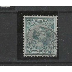 Nederland 41 Wilhelmina "TILBURG-GOIRKE 1898" kleinrondVFU/gebr  CV 25++ €