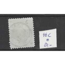 Nederland 46C Wilhelmina "HAARLEM 1897" kleinrond VFU/gebr  CV 80+ €