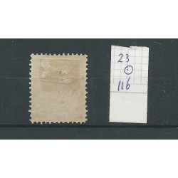 Nederland 23 met Puntstempel 116 VFU/gebr CV 10  €