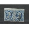 Nederland 1 plt III-27/28 Paartje Willem III "AMERSFOORT-C" VFU/gebr  CV 325+ €