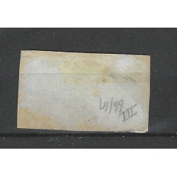Nederland 1 plt III-66/67 Paartje Willem III "TERBORGH-B" VFU/gebr  CV 275+ €