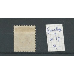 Nederland 37 met "GRAVENHAGE-3" VFU/gebr CV 50  €