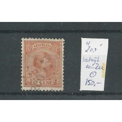 Nederland 39 met Puntstempel 200  VFU/gebr CV 150  €