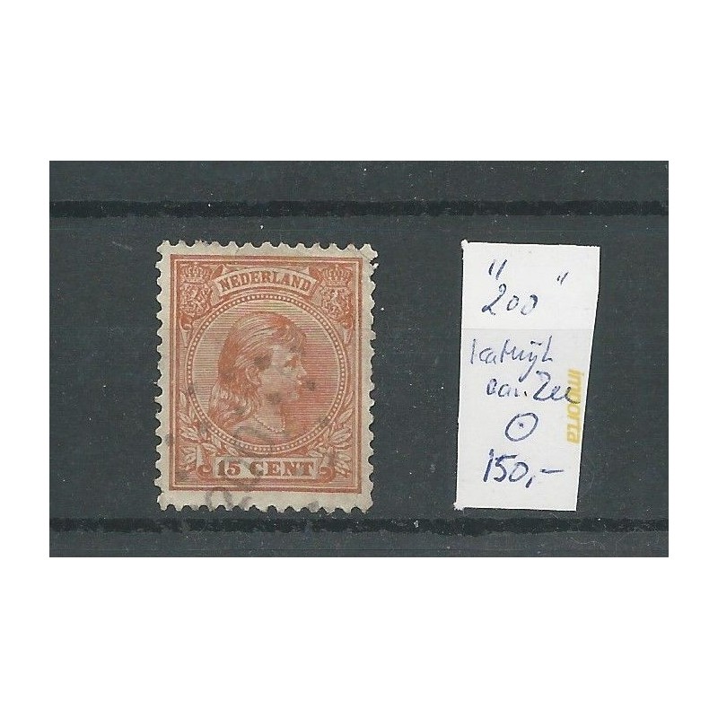 Nederland 39 met Puntstempel 200 VFU/gebr CV 150 € Nederland 39 met Puntstempel 200 VFU/gebr CV 150 €