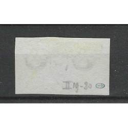 Nederland 1 plt II-19/20 Paartje Willem III "GRANVENHAGE-C" VFU/gebr  CV 325+ €
