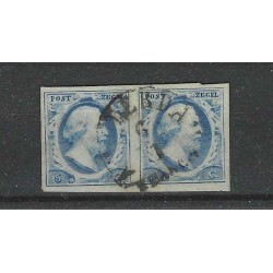 Nederland 1 plt I-92/93 Paartje Willem III "AMSTERDAM-C" VFU/gebr  CV 250+ €