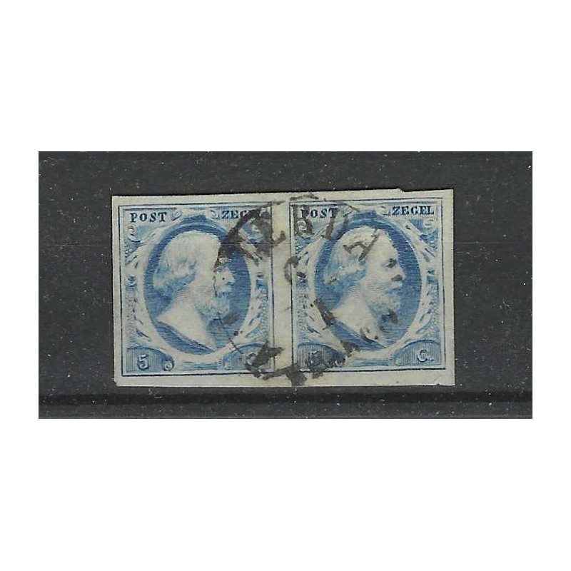 Nederland 1 plt I-92/93 Paartje Willem III "AMSTERDAM-C" VFU/gebr CV 250+ € Nederland 1 plt I-92/93 Paartje Willem III "AMSTERDAM-C" VFU/gebr CV 250+ €