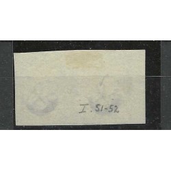 Nederland 1 plt I-51/52 Paartje Willem III "UTRECHT-B" VFU/gebr  CV 250+ €