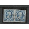 Nederland 1 plt I-51/52 Paartje Willem III "UTRECHT-B" VFU/gebr  CV 250+ €