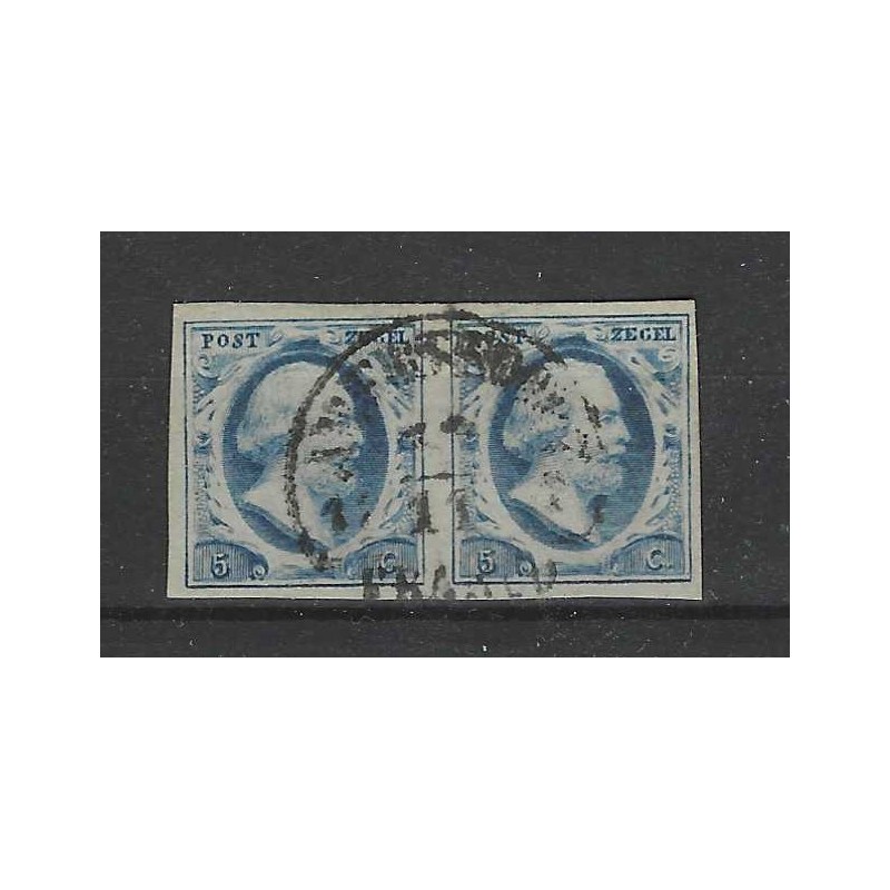 copy of Nederland 1 plt I-54/55 Paartje Willem III "AMERSFOORT-B" VFU/gebr CV 250+ € copy of Nederland 1 plt I-54/55 Paartje Willem III "AMERSFOORT-B" VFU/gebr CV 250+ €