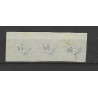 Nederland 1a plt I-88/90 STRIP van 3 Willem III "APPINGADAM-B" VFU/gebr  CV 750+ €