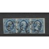 Nederland 1a plt I-88/90 STRIP van 3 Willem III "APPINGADAM-B" VFU/gebr  CV 750+ €