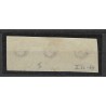Nederland 2 plt II-62/64 STRIP van 3 Willem III "DELFT-C" VFU/gebr  CV 450+ €