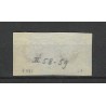 Nederland 2 plt II-58/59  Paartje Willem III "DORDRECHT-C" VFU/gebr  CV 230+ €