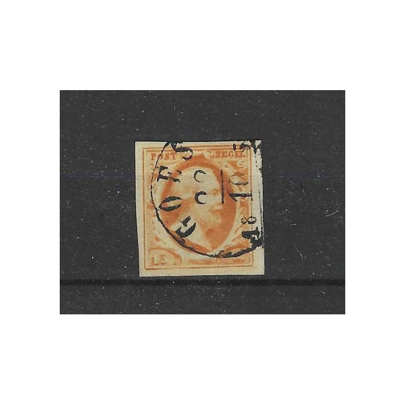 Nederland 3a plt I Willem III "GOES-B" VFU/gebr CV 450 € + 500 EYSINGA Nederland 3a plt I Willem III "GOES-B" VFU/gebr CV 450 € + 500 EYSINGA