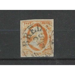 Nederland 3b plt I-49 Willem III "BREDA-B" VFU/gebr  CV 225 € + 600 EYSINGA