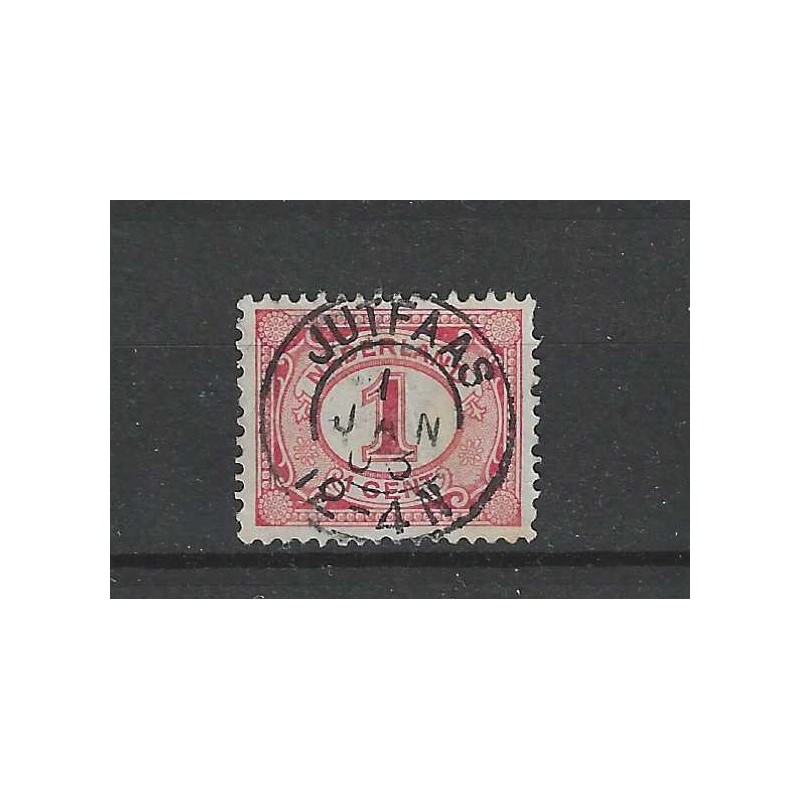 Nederland 51 Cijfer met "JUTFAAS 1903" kleinrond Nederland 51 Cijfer met "JUTFAAS 1903" kleinrond