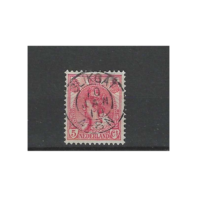 copy of Nederland 60 Wilhelmina met "SLIKGAT 1910" kleinrond copy of Nederland 60 Wilhelmina met "SLIKGAT 1910" kleinrond