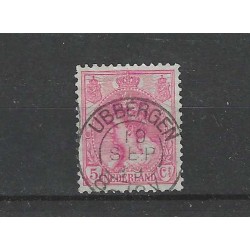 Nederland 60 Wilhelmina met "UBBERGEN 1899" kleinrond