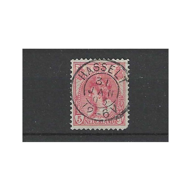 Nederland 60 Wilhelmina met "HASSELT 1903" kleinrond Nederland 60 Wilhelmina met "HASSELT 1903" kleinrond