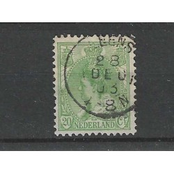 Nederland 68 Wilhelmina met "LEENS 1903" kleinrond
