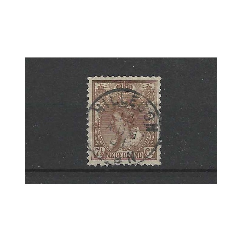 Nederland 61 Wilhelmina met "HILLEGOM 1901" kleinrond Nederland 61 Wilhelmina met "HILLEGOM 1901" kleinrond