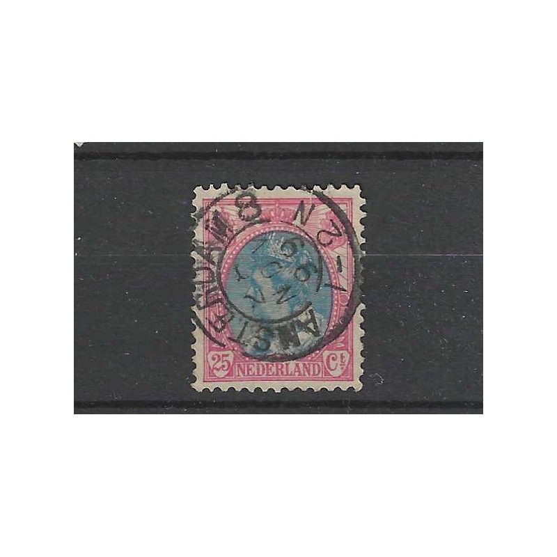 Nederland 71 Wilhelmina met "AMSTERDAM-8 1899" kleinrond Nederland 71 Wilhelmina met "AMSTERDAM-8 1899" kleinrond
