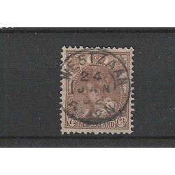 Nederland 61 Wilhelmina met "WESTZAAN 1902" kleinrond