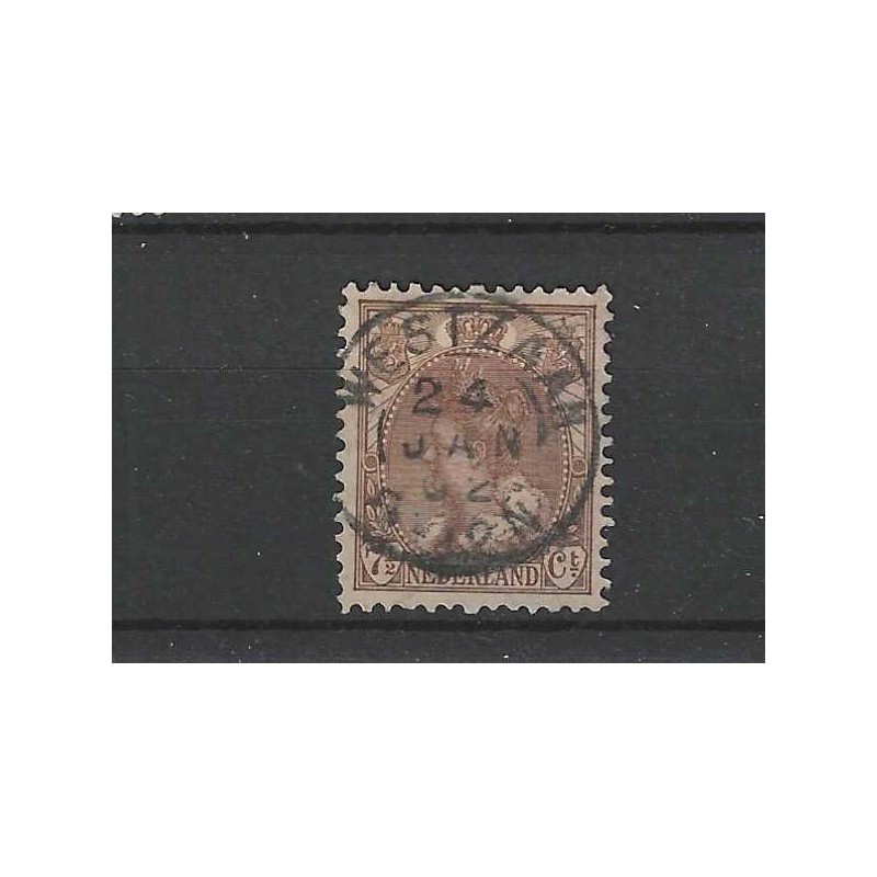 Nederland 61 Wilhelmina met "WESTZAAN 1902" kleinrond Nederland 61 Wilhelmina met "WESTZAAN 1902" kleinrond