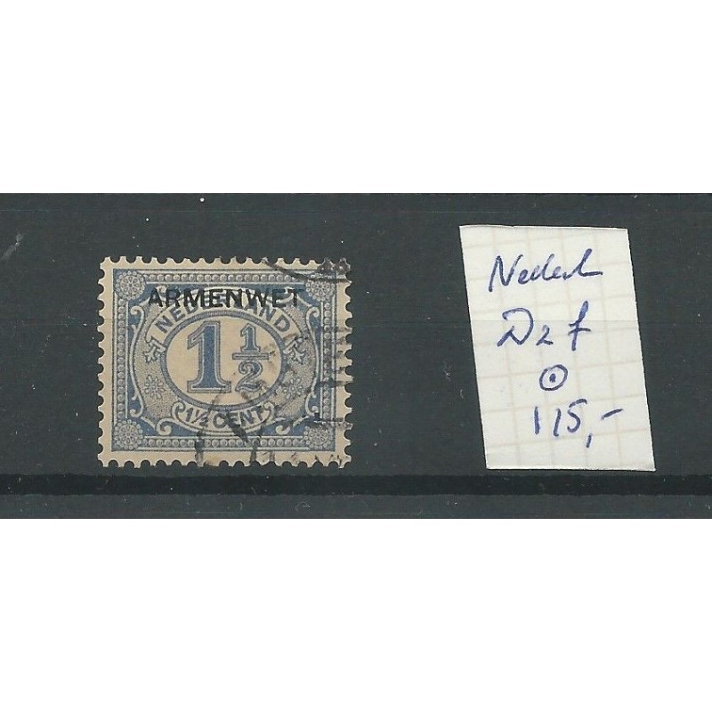 Nederland D2f "Gebrken linker A" VFU/gebr CV 115 € Nederland D2f "Gebrken linker A" VFU/gebr CV 115 €