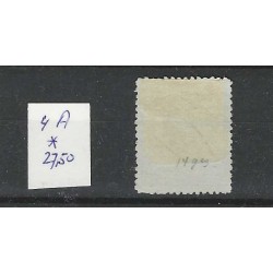 Suriname 4A Willem III 1873  MH/ongebr  CV 27,50€